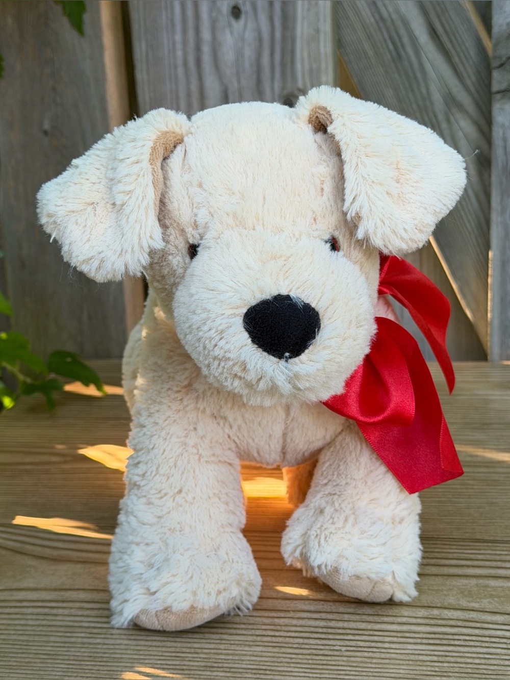 Melissa & Doug Puppy Dog Plush Princess Lab W/ Red Ribbon Bow Stuffed Animal